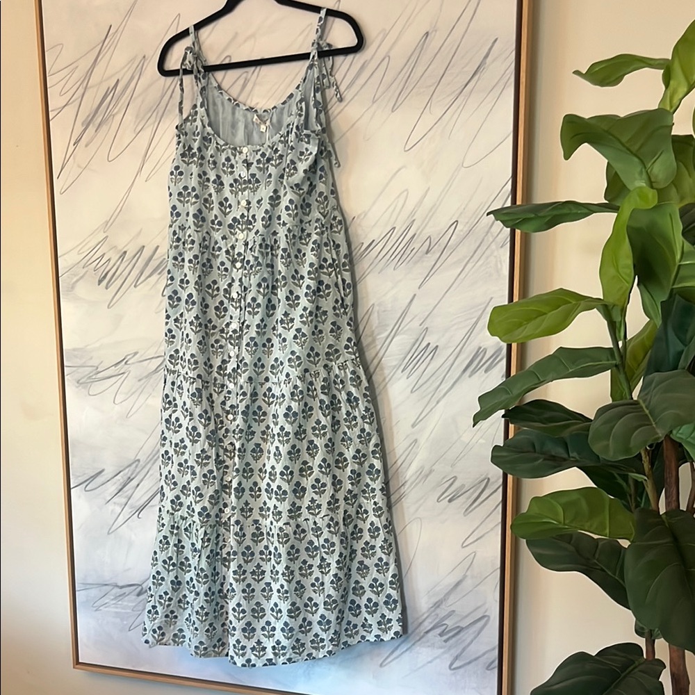 Floral Blue Dress